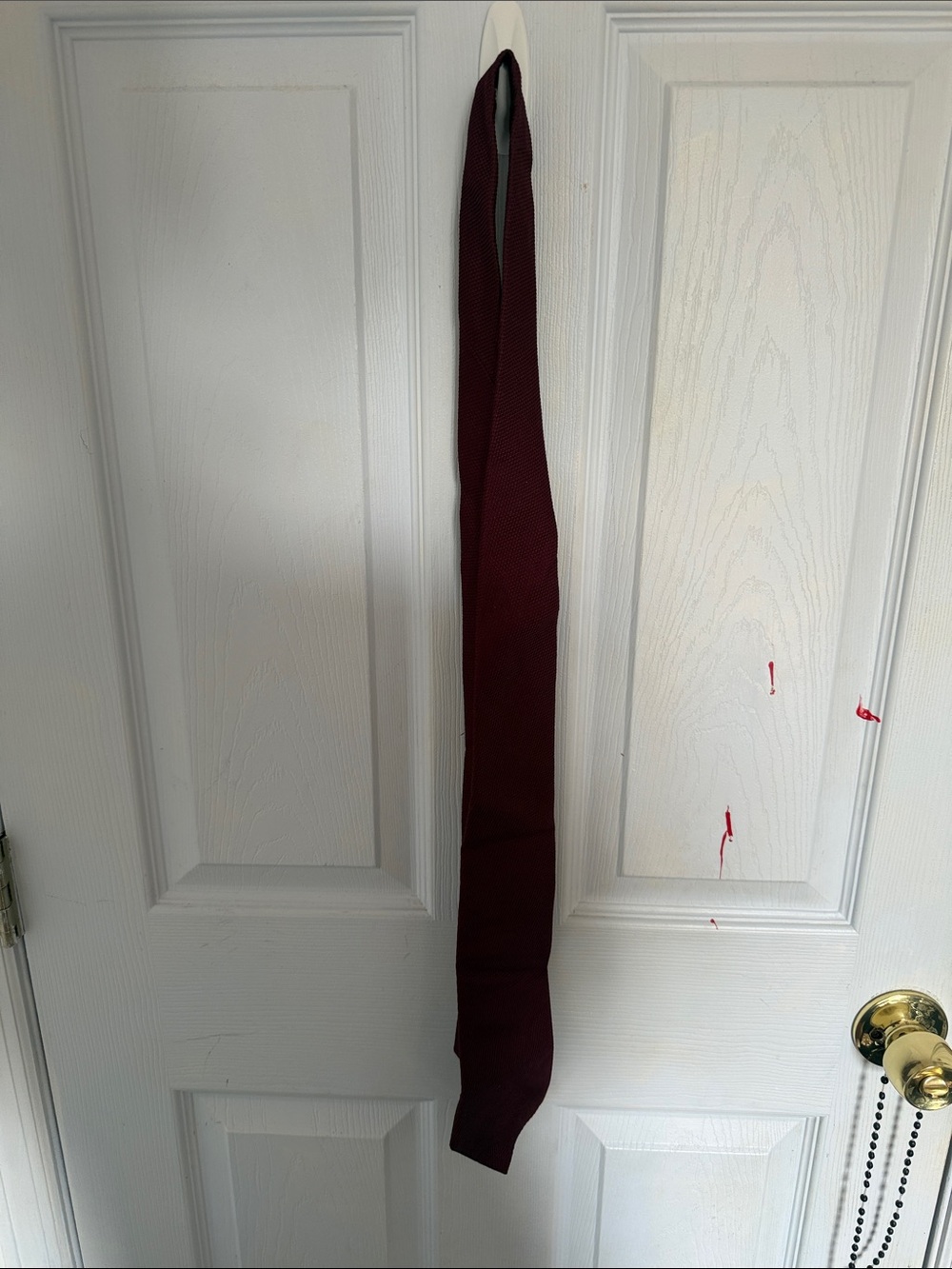 Charles Tyrwhitt Classic Burgundy Knit Tie